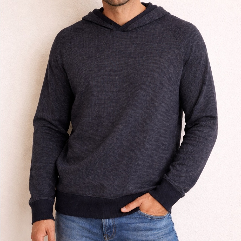 Express Men's Blue Hoodie Long Sleeve Sweater Size XL